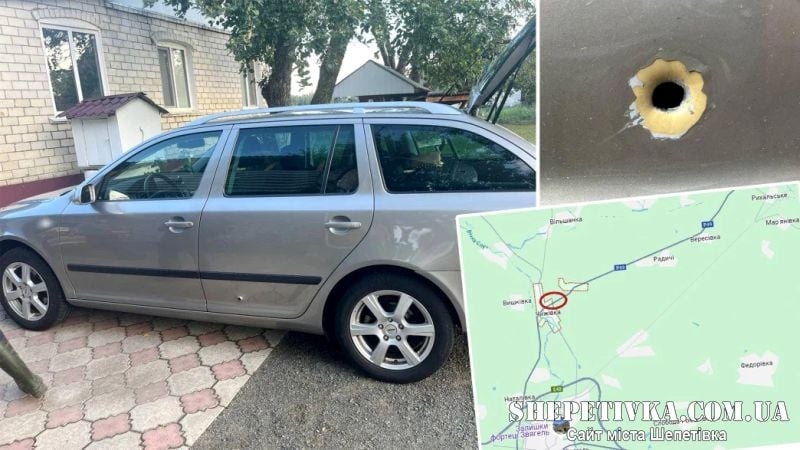 Невідомий "снайпер" обстрілює автівки на автошляху Р-49 "Васьковичі-Шепетівка"