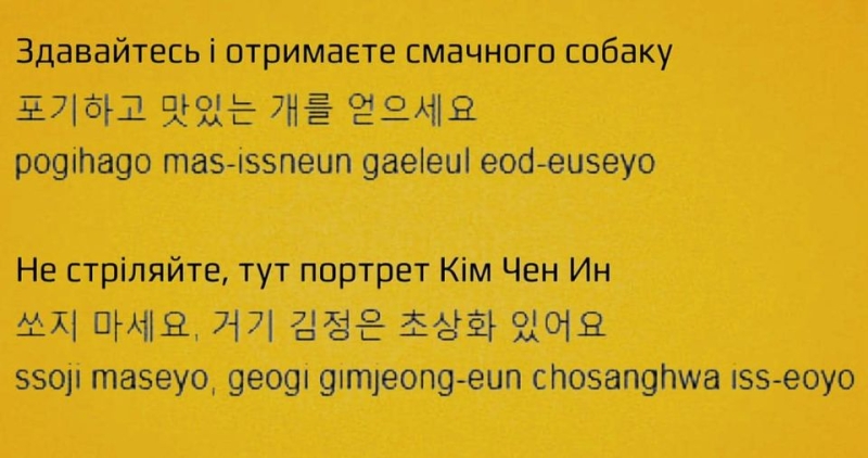 «Не стріляйте, в нас портрет Чен Ина!» - інструкції УДА північнокорейцям, - Дмитро Ярош